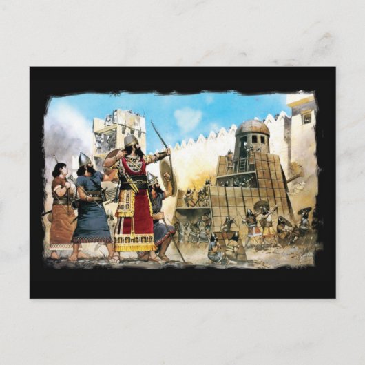 briefkaart van de bassyrische koning (Voorkant)