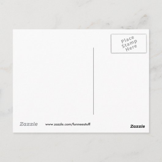 Briefkaart van de Beagle "Extra Doggie Trein" (Achterkant)