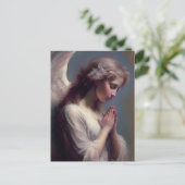 Briefkaart van de BeauMooPrameke Garden Fairy Ange (Staand voorkant)