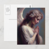 Briefkaart van de BeauMooPrameke Garden Fairy Ange (Voorkant / Achterkant)