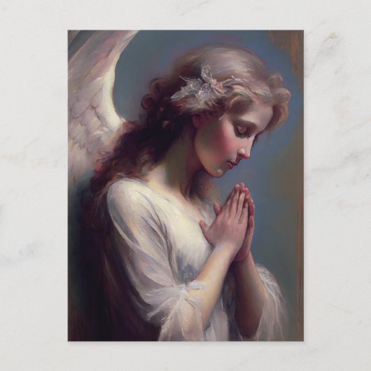 Briefkaart van de BeauMooPrameke Garden Fairy Ange (Voorkant)