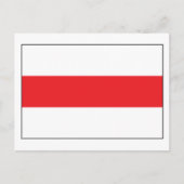 Briefkaart van de Belarussische vlag (1991) (Voorkant)