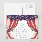 Briefkaart van de belofte van trouw (Voorkant / Achterkant)