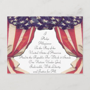Briefkaart van de belofte van trouw