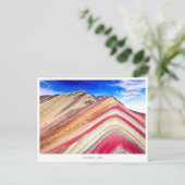 Briefkaart van de Berg Peru Holiday (Staand voorkant)