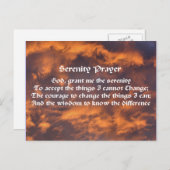 Briefkaart van de Bevolking van de Wolken van Pray (Voorkant / Achterkant)