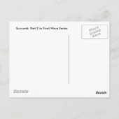 Briefkaart van de bezwijking (Achterkant)