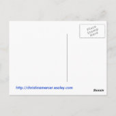 Briefkaart van de bloem (Achterkant)