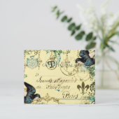  Briefkaart van de Bluebird (Staand voorkant)