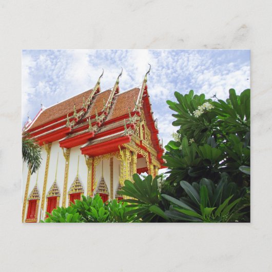 Briefkaart van de boeddhistische tempel (Voorkant)