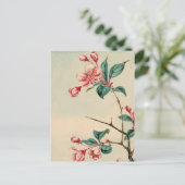 Briefkaart van de boombloesems (Staand voorkant)