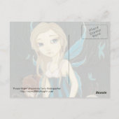 Briefkaart van de bosboomgaard Night-Fairy jackalo (Achterkant)