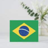 Briefkaart van de Braziliaanse vlag (Staand voorkant)