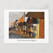 Briefkaart van de Brighton Michigan scène (Voorkant)