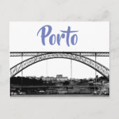 Briefkaart van de brug over Porto (Voorkant)