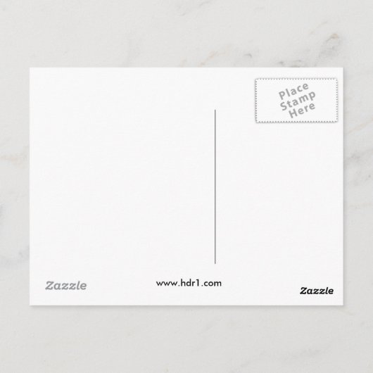 Briefkaart van de Brug van de Kapel van Luzerne (Achterkant)