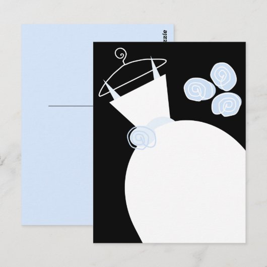 Briefkaart van de bruine pastel (Voorkant / Achterkant)