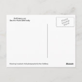 Briefkaart van de bulgwalvis (Achterkant)