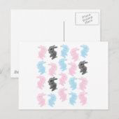Briefkaart van de Bunnies (Voorkant / Achterkant)