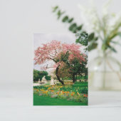 Briefkaart van de Carrouseltuinen (Staand voorkant)