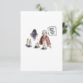 Briefkaart van de Catech-Clysmic-kanker (Staand voorkant)