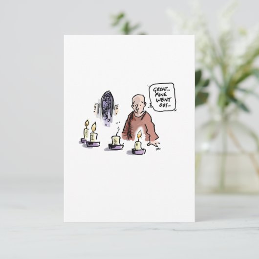 Briefkaart van de Catech-Clysmic-kanker (Staand voorkant)