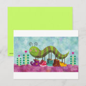 Briefkaart van de Catty Caterpipe (Voorkant / Achterkant)
