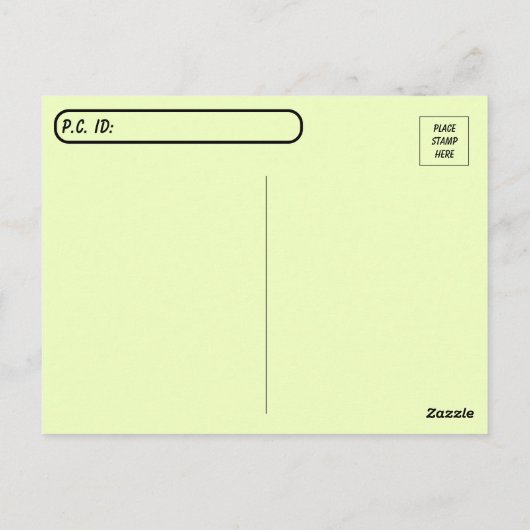 Briefkaart van de Cheetah Cub-postkruising (Achterkant)