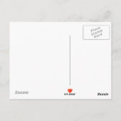 Briefkaart van de Chickadee Winter. (Achterkant)