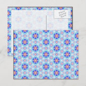 Briefkaart van de Clockwork van Serpienski (Voorkant / Achterkant)