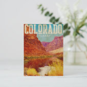  Briefkaart van de Colorado-rivier (Staand voorkant)