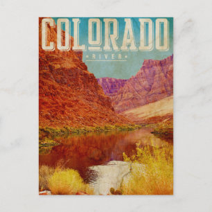 Briefkaart van de Colorado-rivier