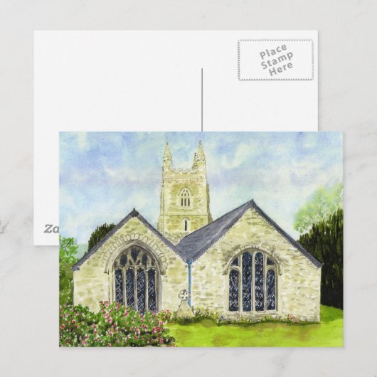 briefkaart van de "Creed Church" (Voorkant / Achterkant)