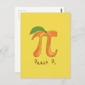 Briefkaart van de Dag van de Wiskunde Pi van de (Voorkant / Achterkant)