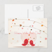 Briefkaart van de Dag van Valentijn van twee het (Voorkant / Achterkant)