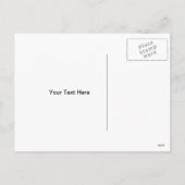 Briefkaart van de de pinguïncartoon van Kerstmis (Achterkant)