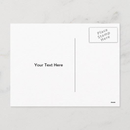 Briefkaart van de de pinguïncartoon van Kerstmis (Achterkant)