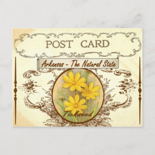  Briefkaart van de deelstaat Arkansas