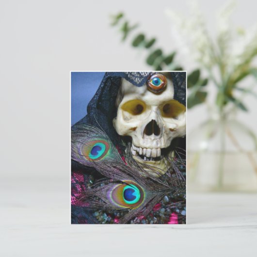 briefkaart van de derde oogschedel (Staand voorkant)