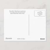 Briefkaart van de Desert Island (Achterkant)