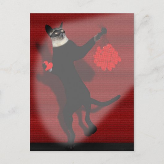 Briefkaart van de dief van het hart (Voorkant)