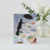 Briefkaart van de Dierenriem van Waterman het (Staand voorkant)