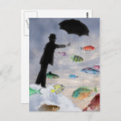 Briefkaart van de Dierenriem van Waterman het (Voorkant / Achterkant)