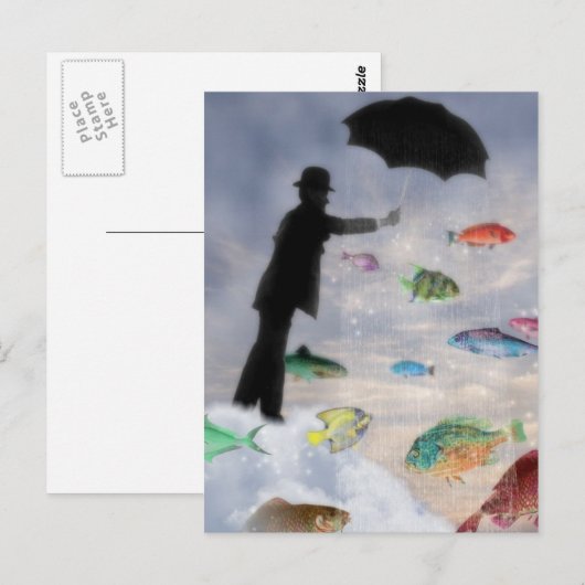 Briefkaart van de Dierenriem van Waterman het (Voorkant / Achterkant)