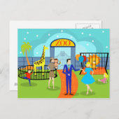  Briefkaart van de dierentuin (Voorkant / Achterkant)