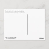 Briefkaart van de Donau, de Wachau-vallei (Achterkant)