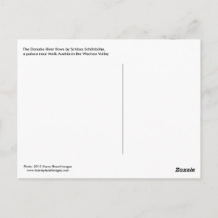 Briefkaart van de Donau, de Wachau-vallei