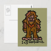 briefkaart van de donkere bossen. (Voorkant / Achterkant)