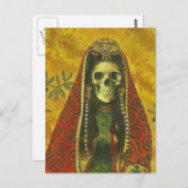 Briefkaart van de doodsheks (Voorkant / Achterkant)