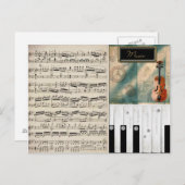 Briefkaart van de Dream van Music Lover (Voorkant / Achterkant)